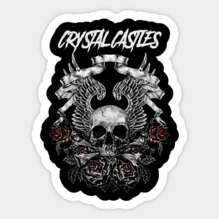 CRYSTAL CASTLES MERCH VTG Sticker